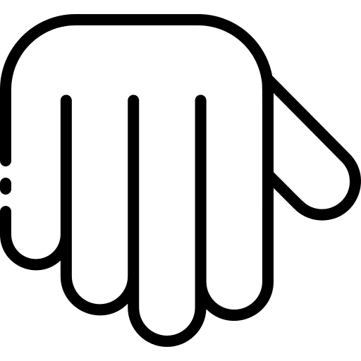 Far deaf inclusive sign language icon