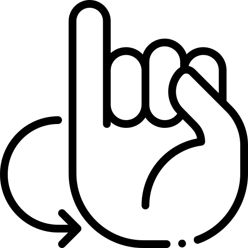 Letter j sign language hands and gestures gestures icon