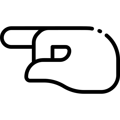 Letter q letter q gestures deaf icon