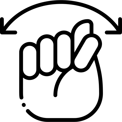 Bathroom hands and gestures sign language inclusive icon