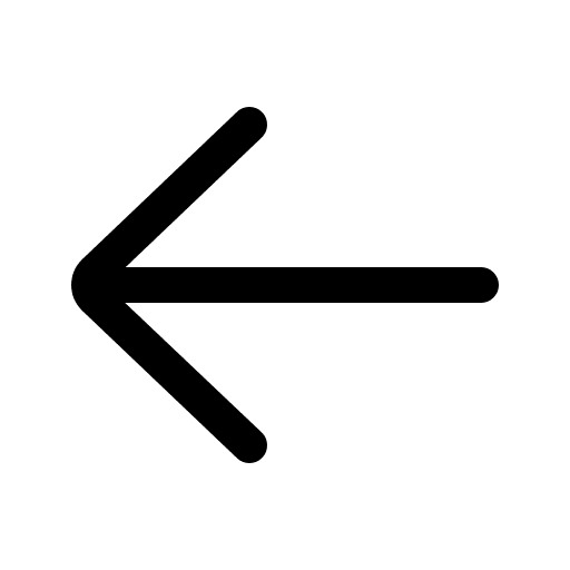 Left arrow back arrow left icon