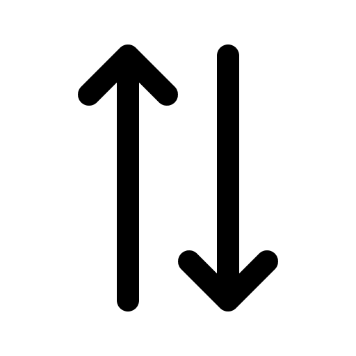 Sort orientation arrow switch icon