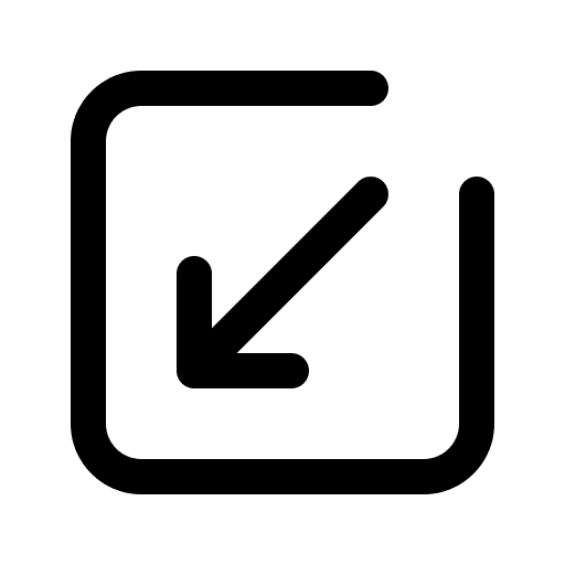 Diagonal arrow directional arrows multimedia option icon