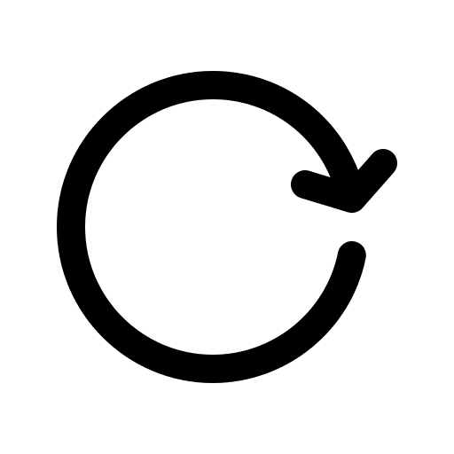 Refresh orientation turn arrows icon