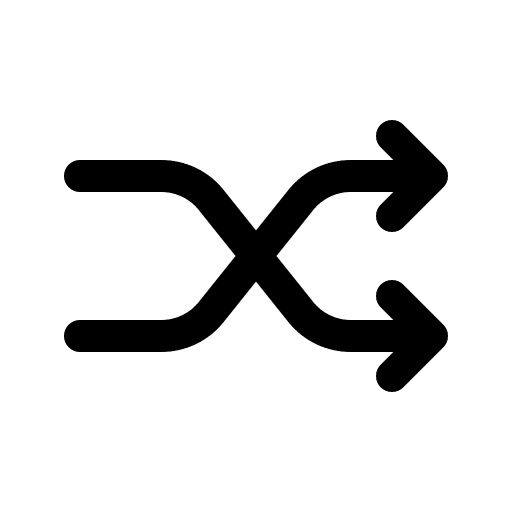 Shuffle exchange change shuffle icon