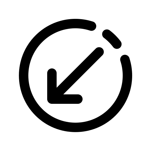 Diagonal arrow directional multimedia option arrows icon