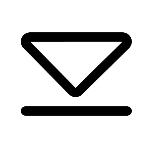 Down arrow arrows direction downloading icon