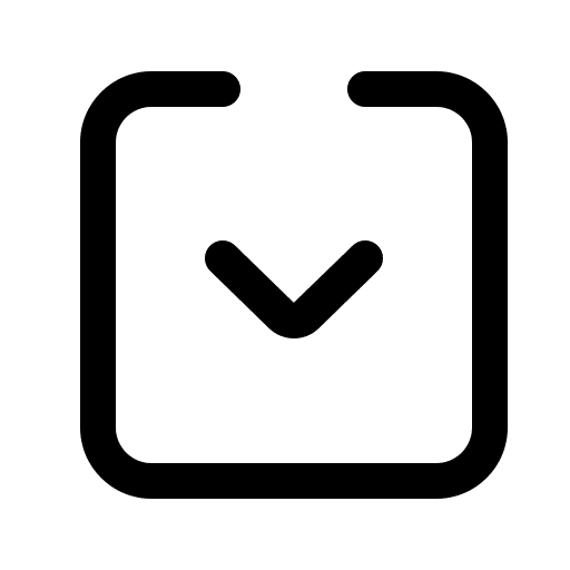 Down arrow arrows multimedia option caret icon