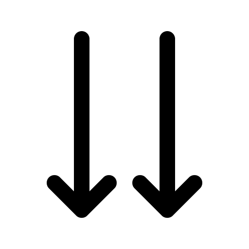 Down arrow direction down arrow downloading icon