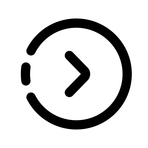 Right arrow orientation directional arrows icon