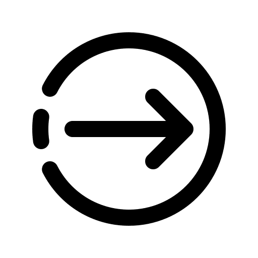 Right arrow skip next orientation icon