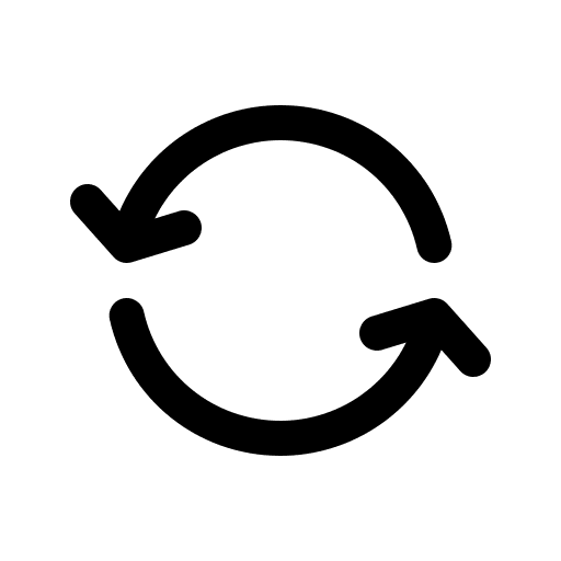 Rotate recurrent update refresh icon