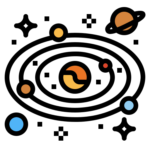 Orbit orbit galaxy nature icon