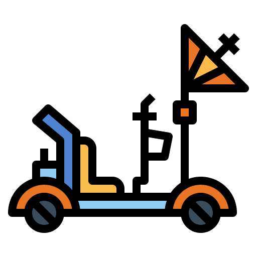 Lunar roving vehicle lunar roving vehicle antenna technology icon