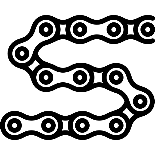 Chain bike sport tournament icon