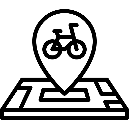 Location location bike bycicle icon