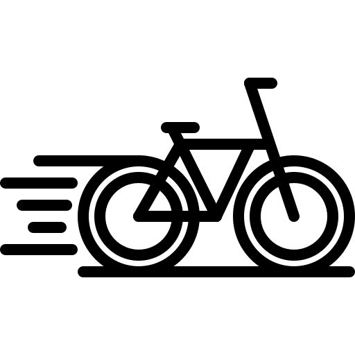 Speed cyclist bycicle sports and competition icon