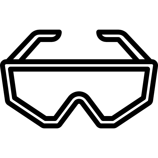 Glasses sport bycicle sports and competition icon