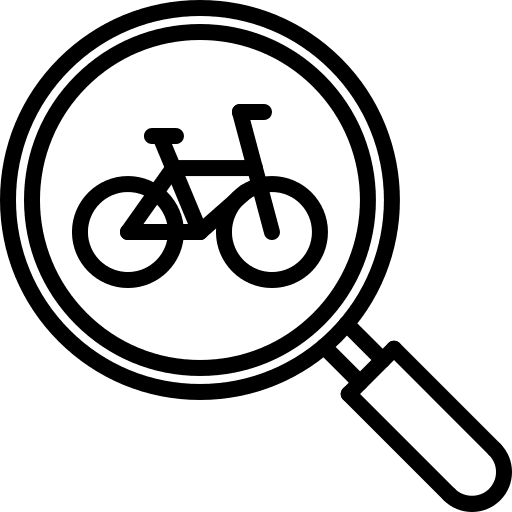 Search sport search cyclist icon