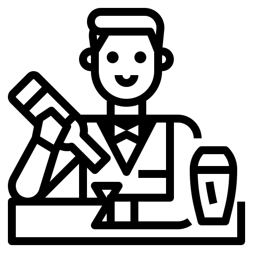 Bartender shaker bartender cocktail icon