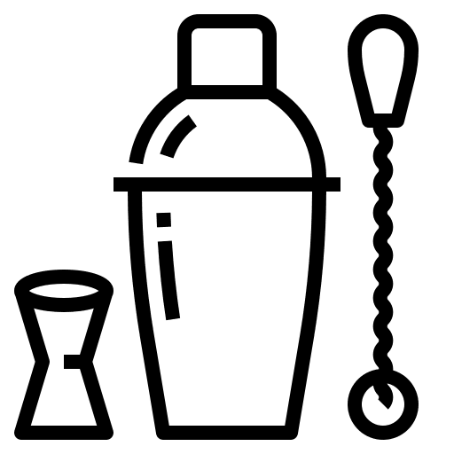 Shaker alcohol bartender bar icon