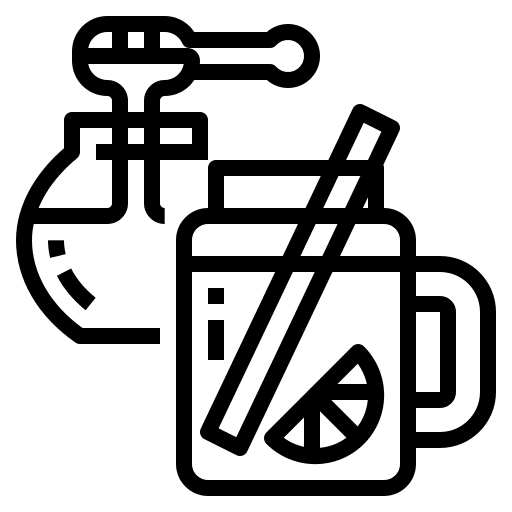 Lemon juice honey lemon juice drink icon