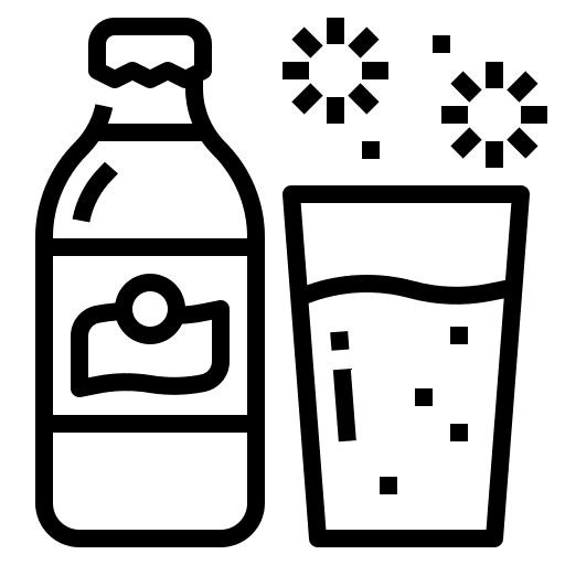 Soda bottle drink beverage icon