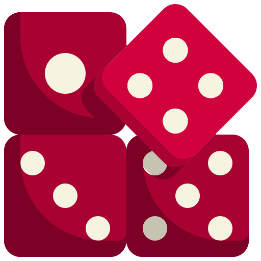 Dice gambling dice gaming icon