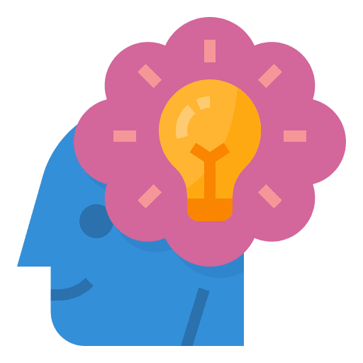 Innovation thinking business and finance innovative icon