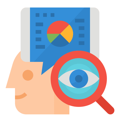 Analysis business and finance management analytics icon