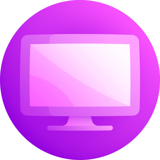 Smart tv electronic device multimedia icon