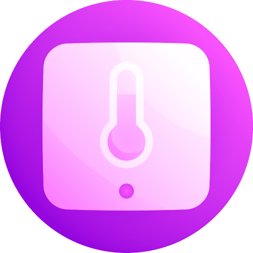 Temperature sensor hot temperature sensor electronics icon