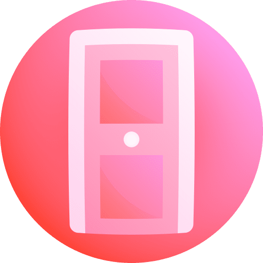 Door entrance household house icon