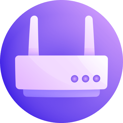 Modem connectivity router wireless icon