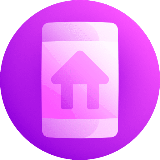 Smartphone home mobile real estate icon