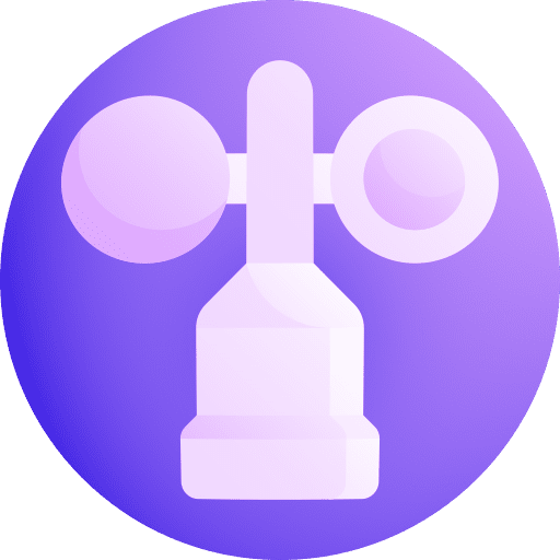 Wind sensor automation weather domotics icon