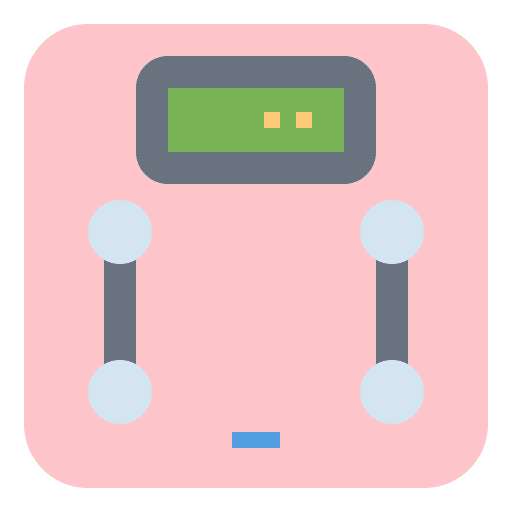 Bathroom scale digital diet sports and competition icon