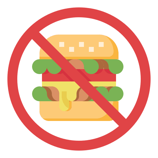 No fast food sports and competition hamburger fast icon