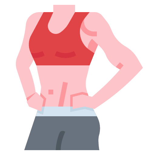 Oblique sports and competition muscles six pack icon