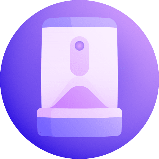 Pet feeder electronics animal food icon