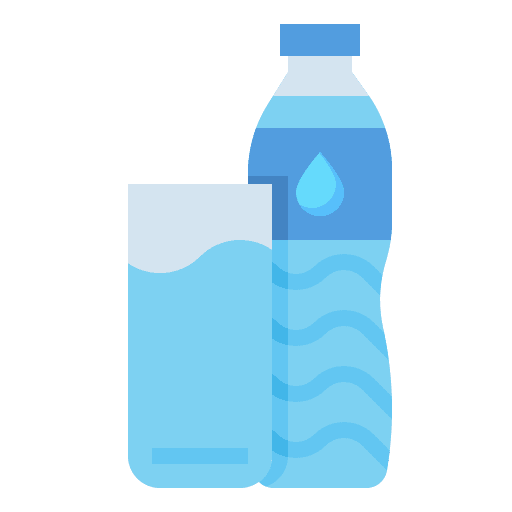 Water sports and competition glass drink icon