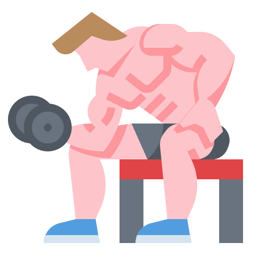 Workout workout muscle diet icon