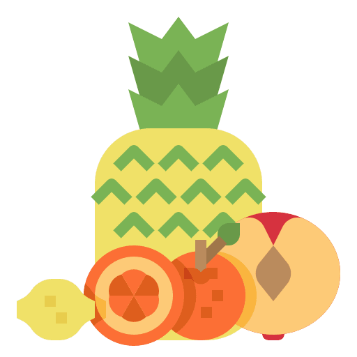 Fruit healthy vitamin fitness icon