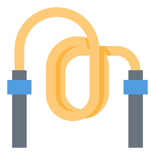 Jump rope gym diet jump rope icon
