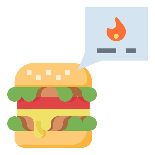 Calories healthy calculating workout icon