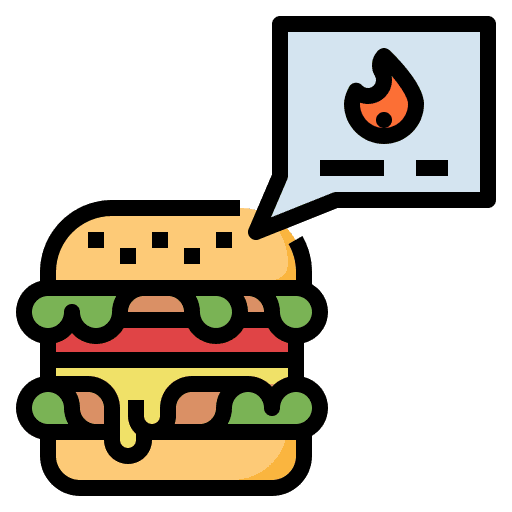 Calories calories calculating sports and competition icon