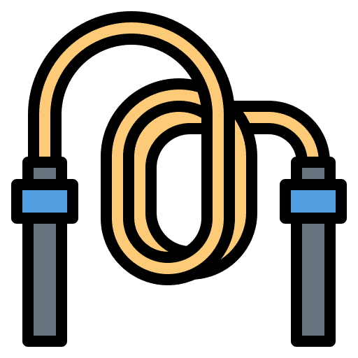 Jump rope healthy jump rope diet icon