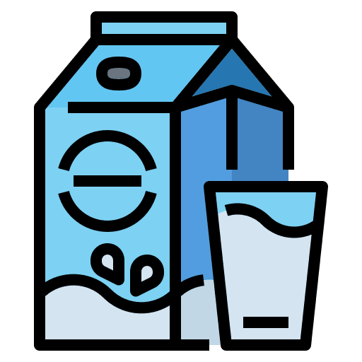 Milk diet sports and competition milk icon