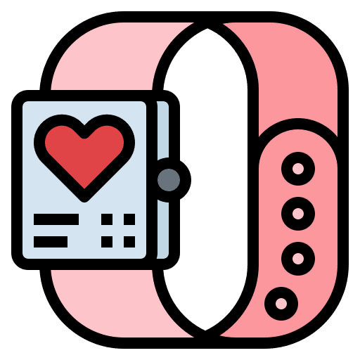 Smartwatch workout diet fitness icon