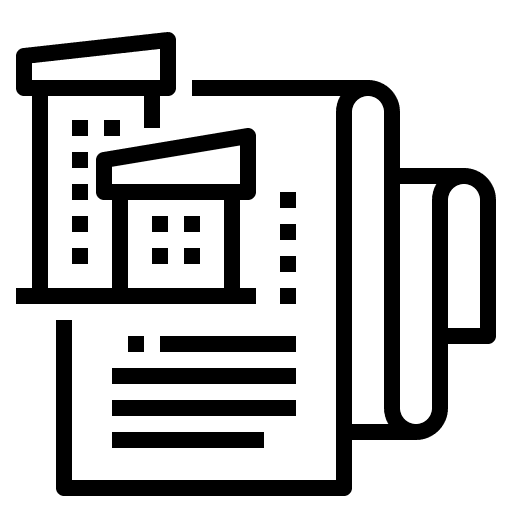 Document project real estate document icon